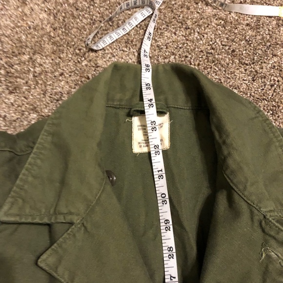 USGI OD Green Med.Coveralls Cotton Sateen TYPE I NSN 8405-00-131-6508 1970s EUC - Picture 8 of 10